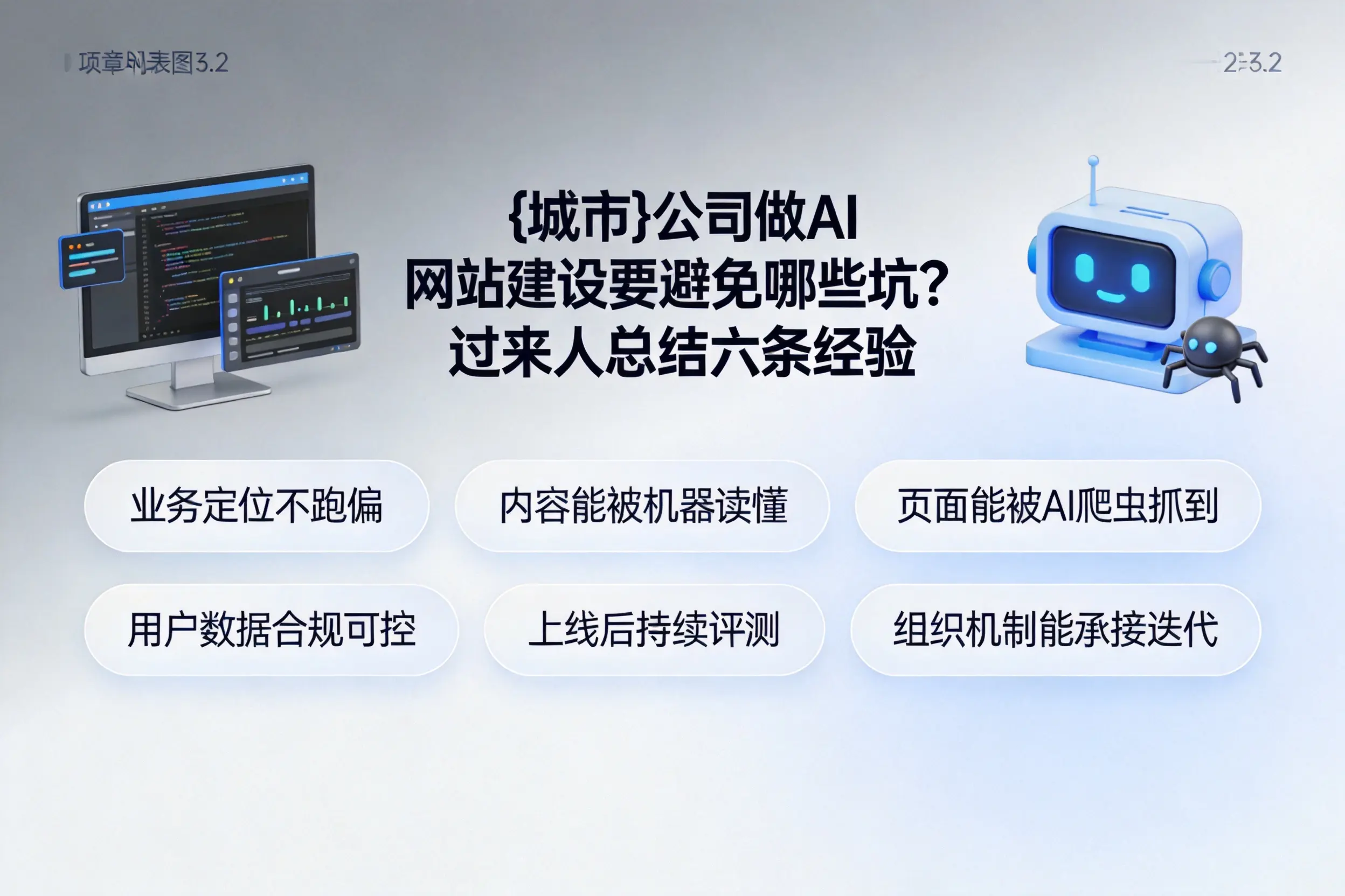 内江公司做AI网站建设要避免哪些坑？过来人总结六条经验