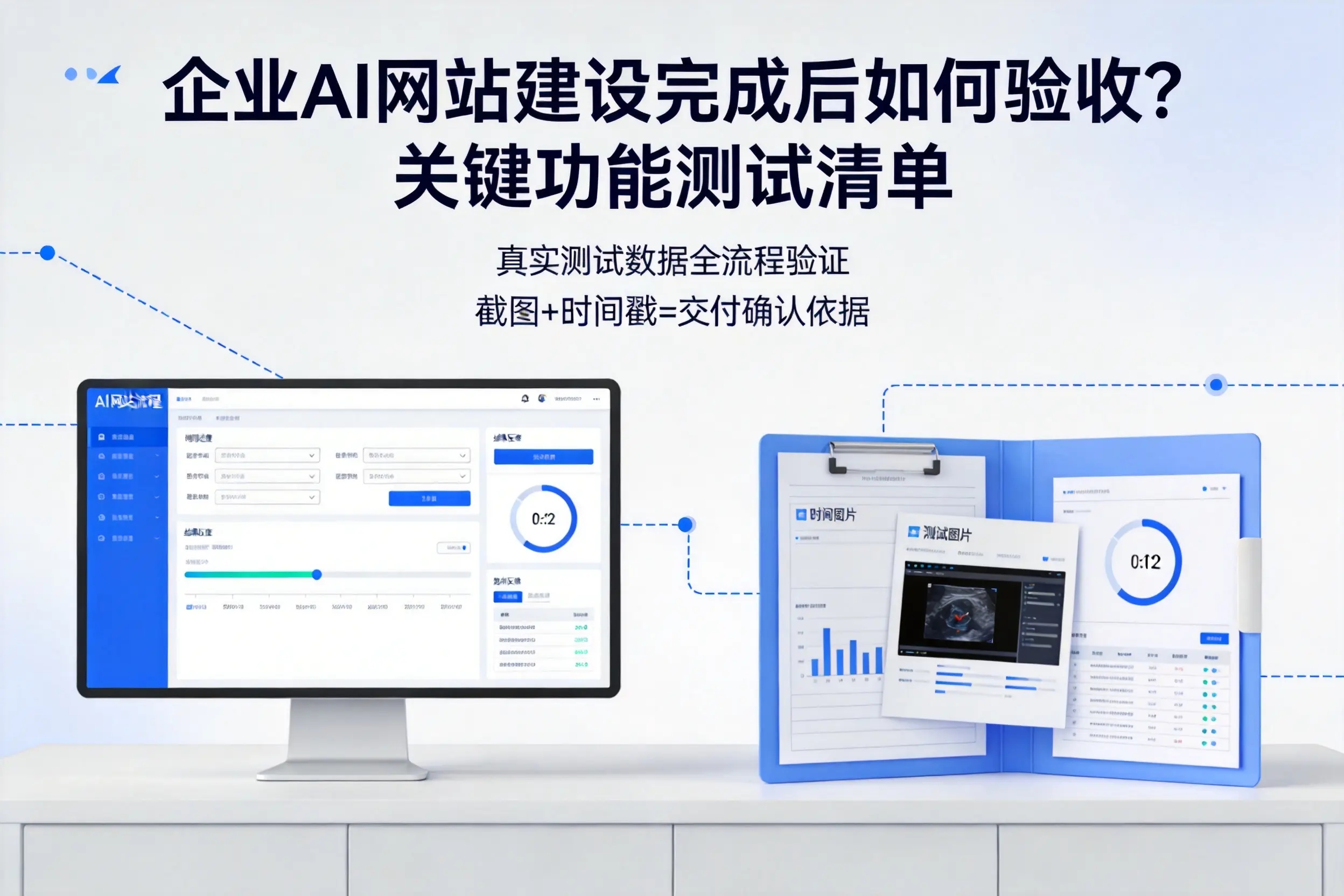 内江企业AI网站建设完成后如何验收？关键功能测试清单