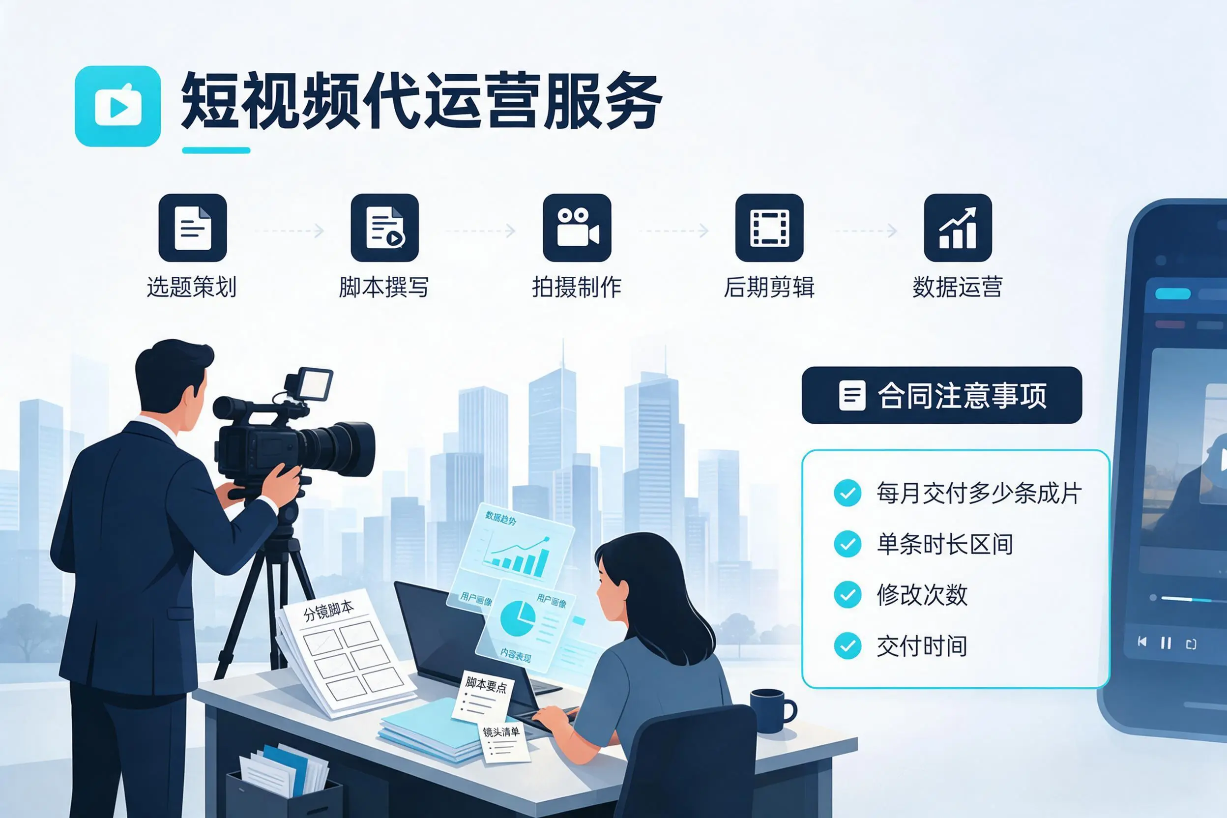 短视频代运营包含哪些服务？内江企业常见问题科普